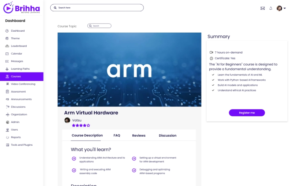 user focused design and functionalities
